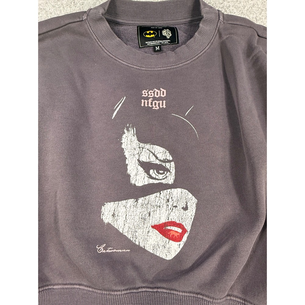 Darc Sport x Batman Catwoman Cropped Crewneck Gray M 650/1000 LCFC036-1029